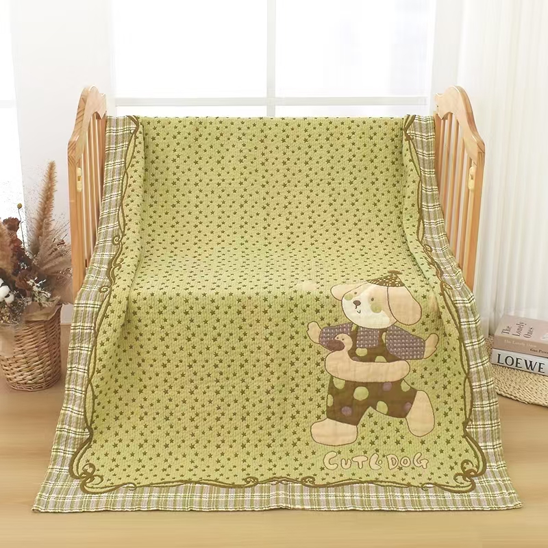 M【星愿狗】150*200cm精梳棉泡芙被夹棉亲肤透气简约可机洗