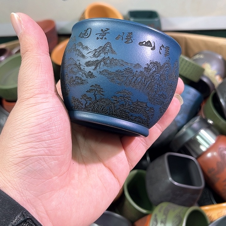 茶杯紫砂全手工紫砂主人杯