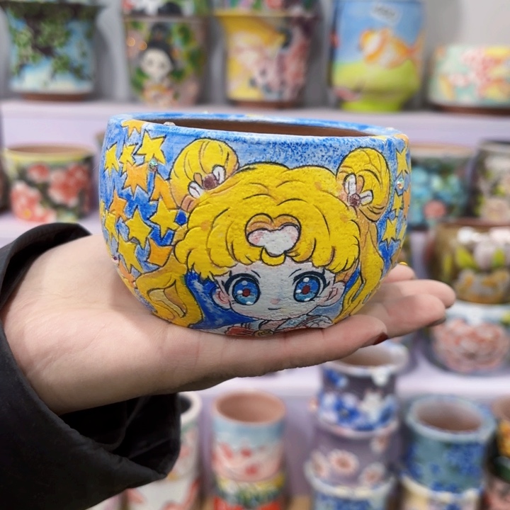 红陶内口8.5高7左右