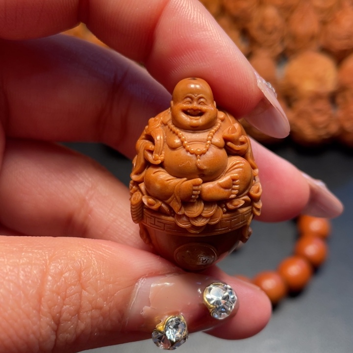 【闪购商品】橄榄核手串/手链弥勒。