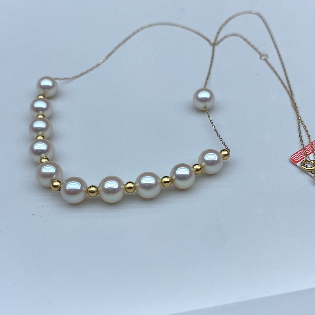 海水珍珠颈饰18K金镶嵌