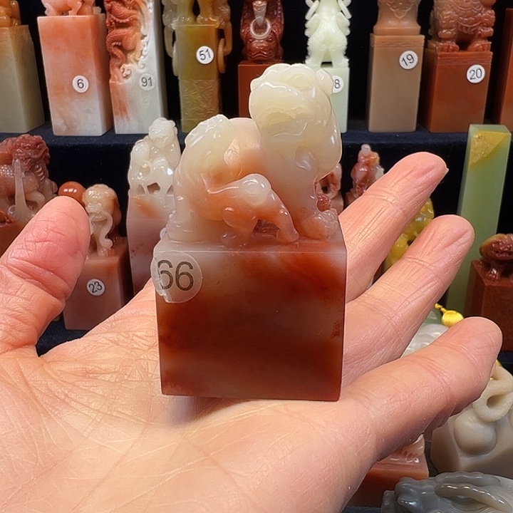 寿山石印石寿山石手工雕刻