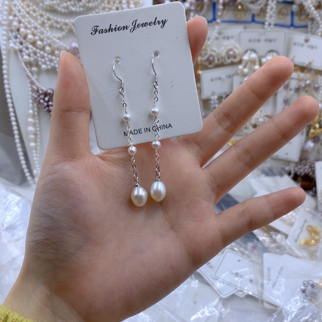 颈饰合金淡水珍珠