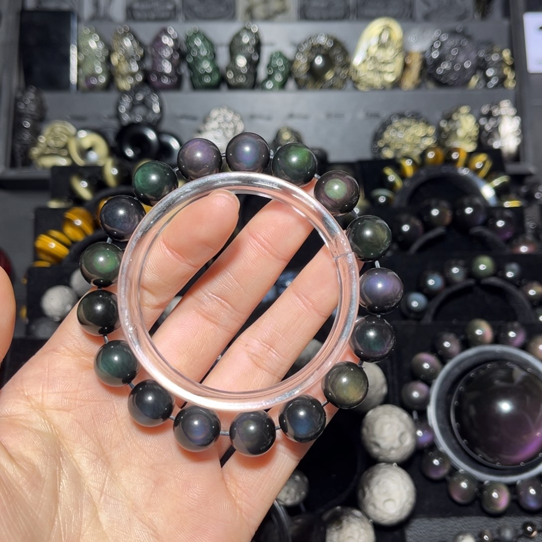 L***g黑曜岩未镶嵌珠宝奇石