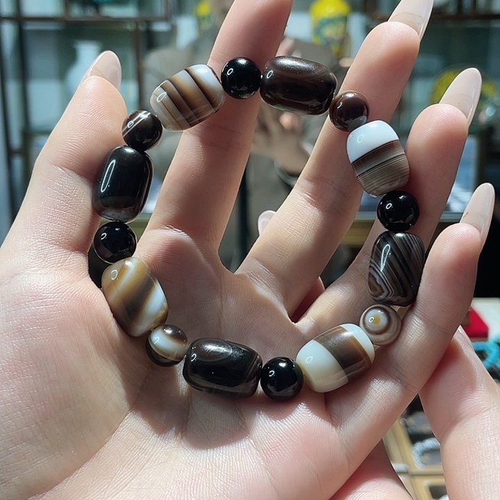 玛瑙/玉髓未镶嵌手链