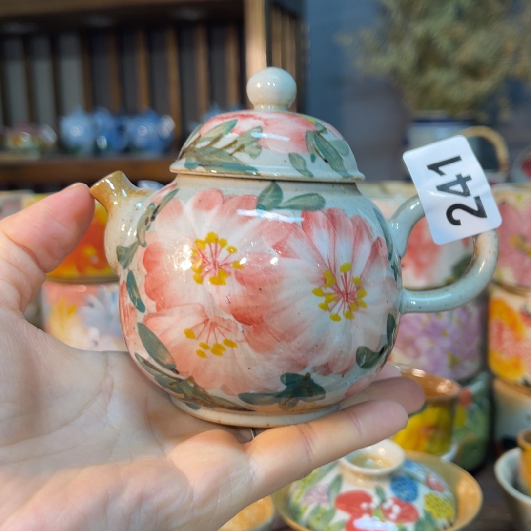 杯素浅陶瓷手工手绘