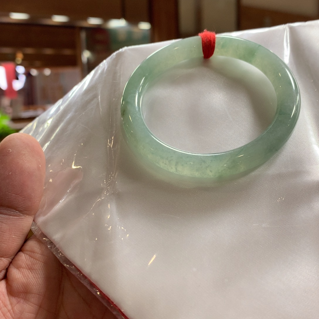 ****妹翡翠未镶嵌手镯圆5455