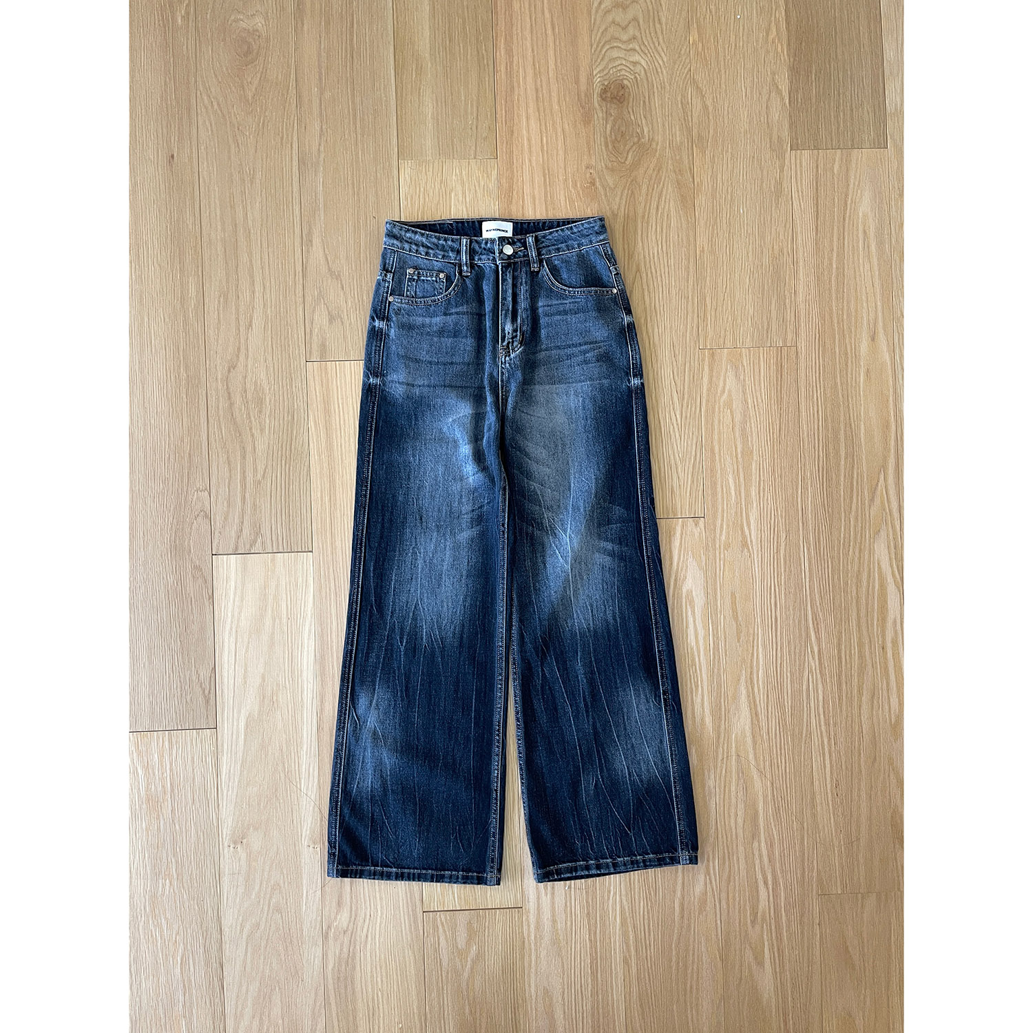 19studio WAYNEPRINCE 微喇猫须牛仔裤