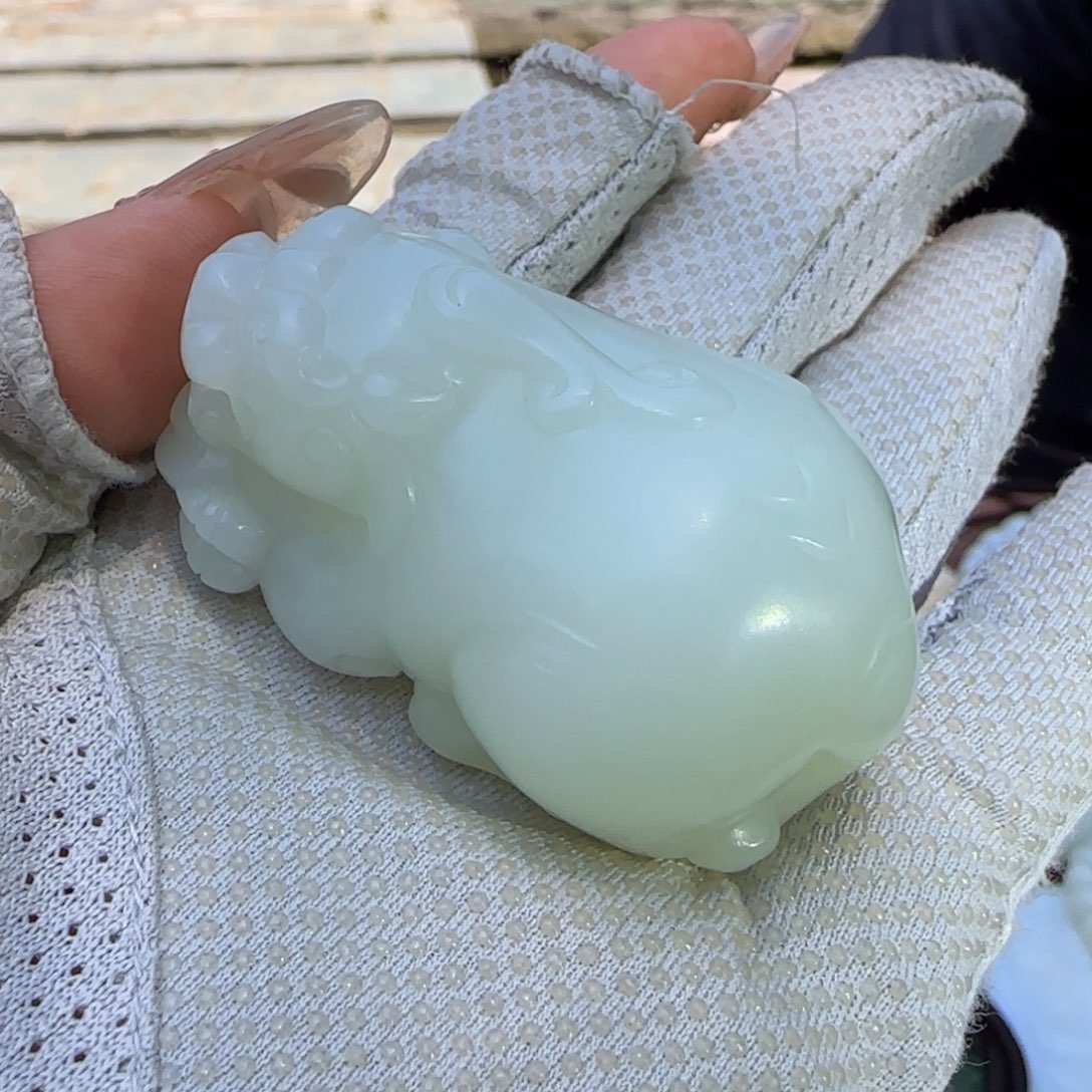 和田玉未镶嵌颈饰73