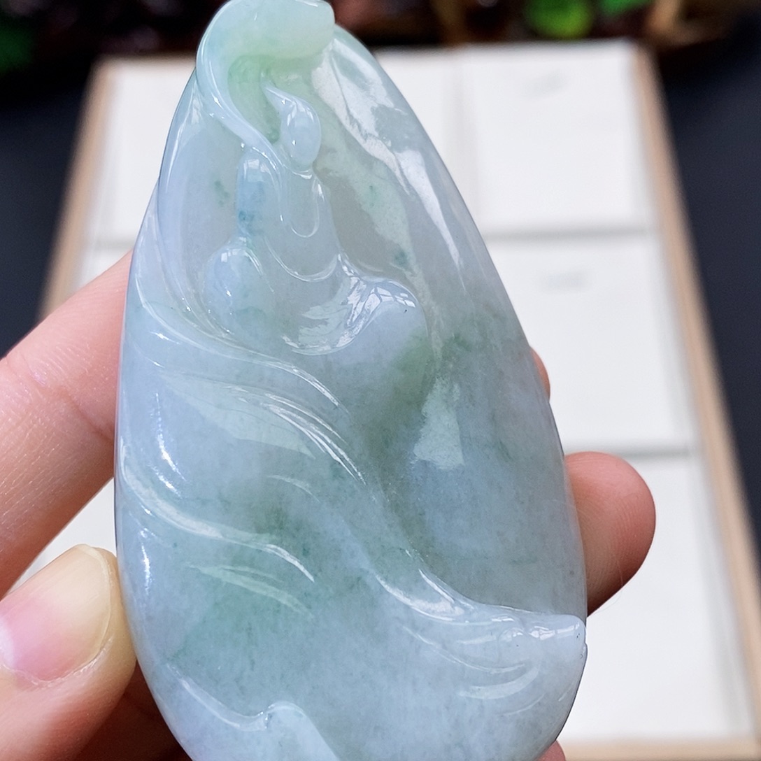 颈饰未镶嵌翡翠缅甸翡翠a货