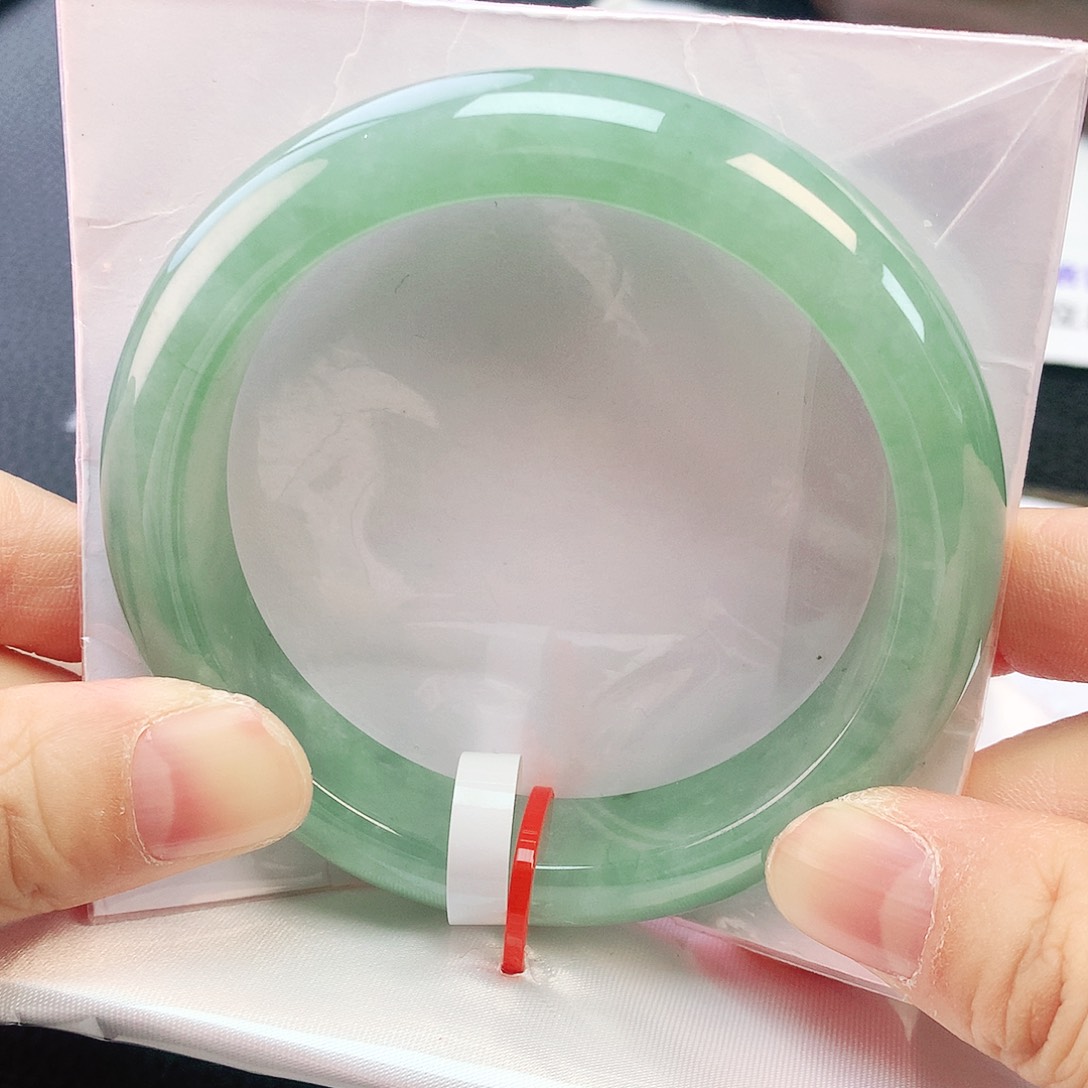 未镶嵌手镯翡翠56+圈