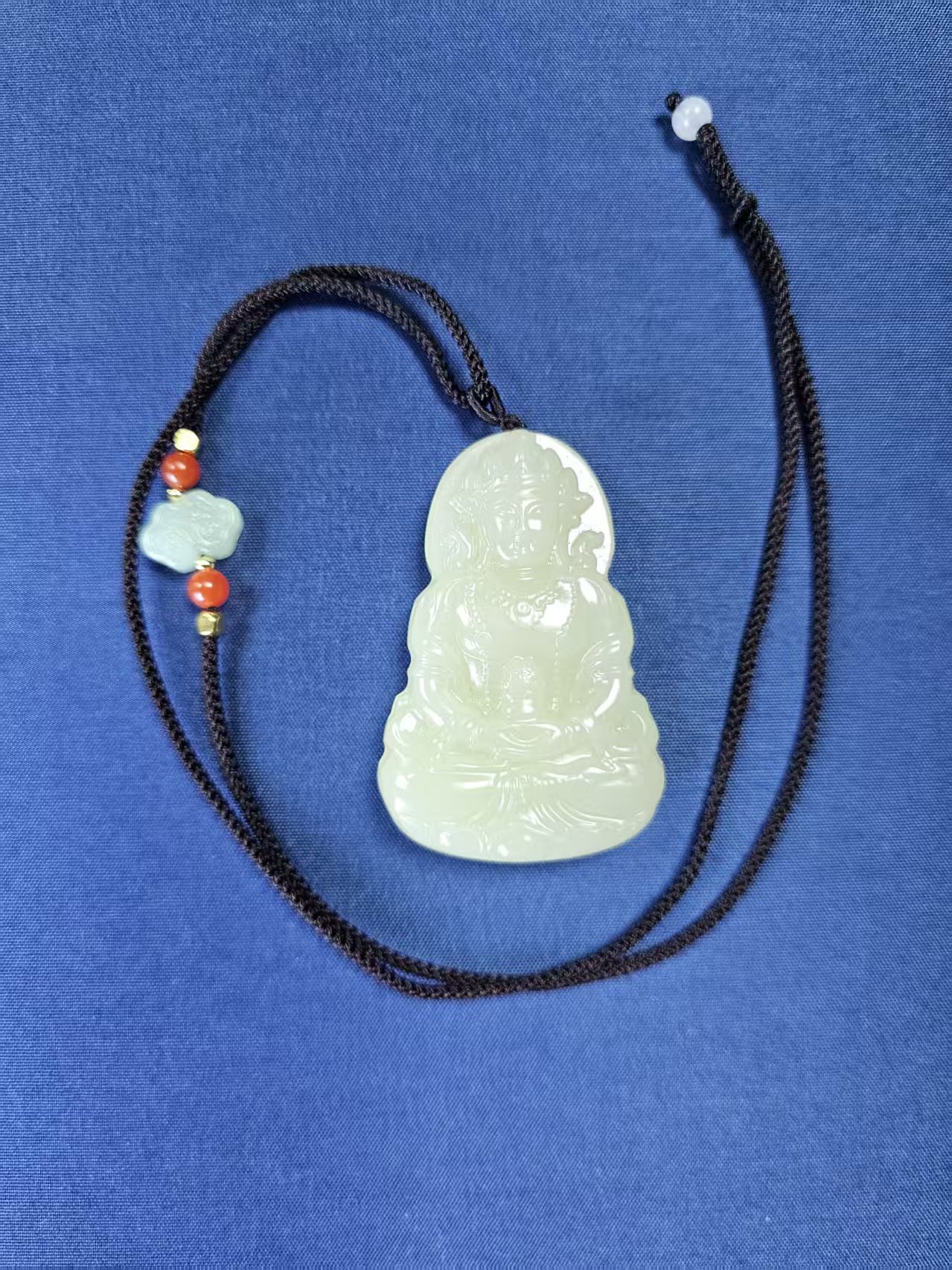 观音（手工雕刻）男女款挂件玉石玉佩精雕