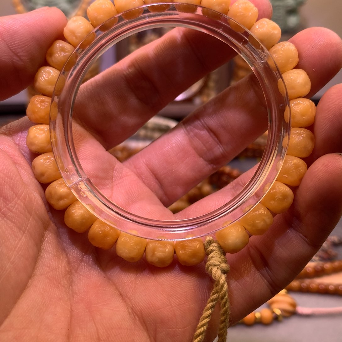 星月菩提吊坠9×8手工烟花老型手持或单圈