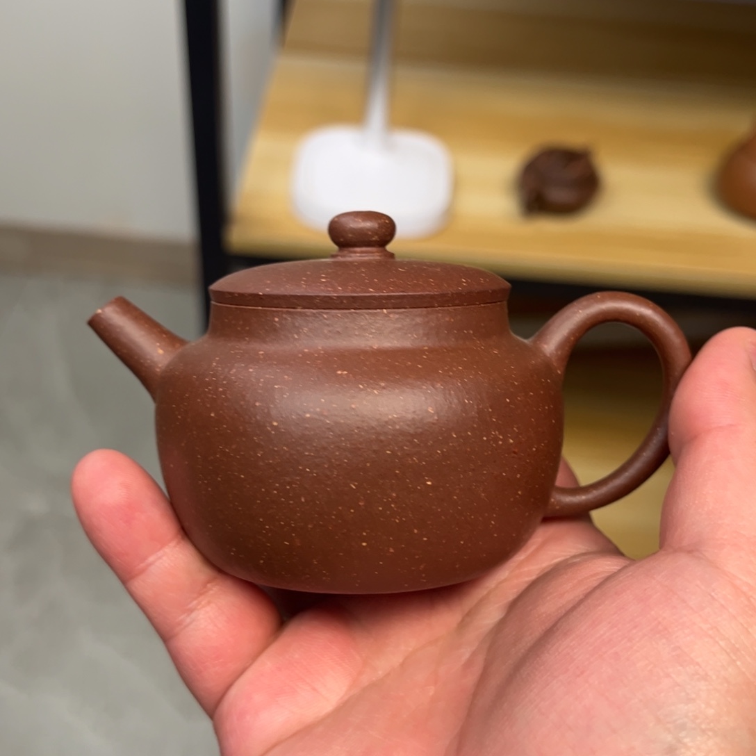 茶壶紫砂150cc天青平盖莲子
