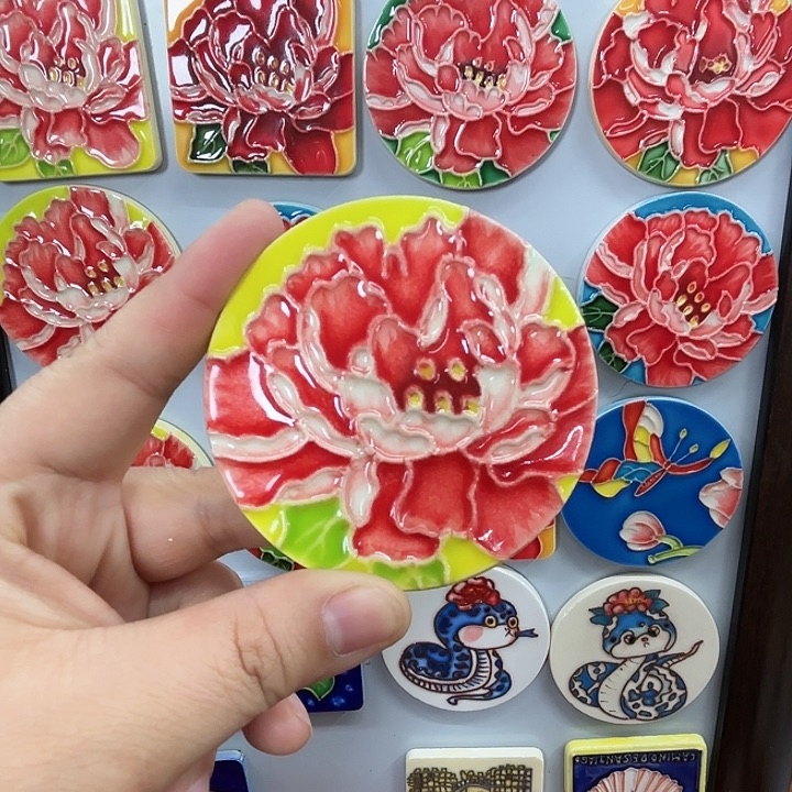 陶瓷板画6/6冰箱贴