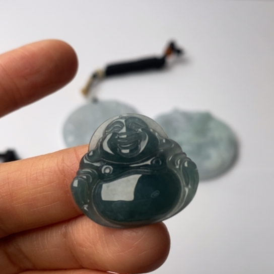 翡翠未镶嵌挂件翡翠