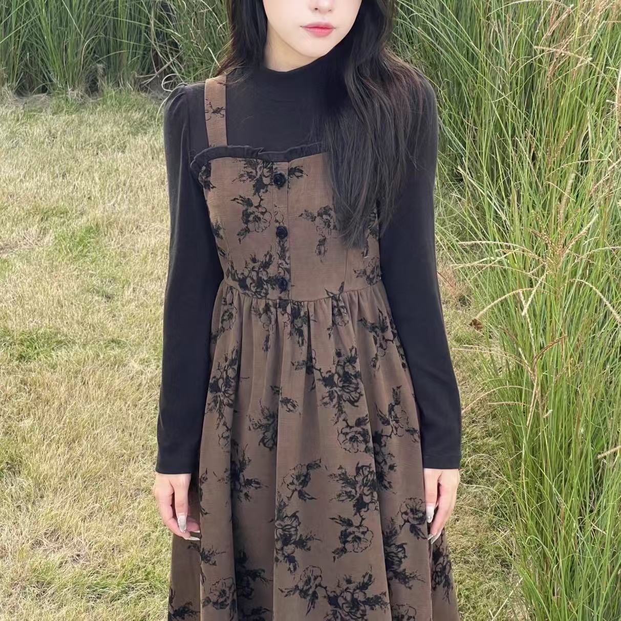 【高奢•左左】NN523-时尚女装设计感连衣裙法式气质显瘦洋气百搭