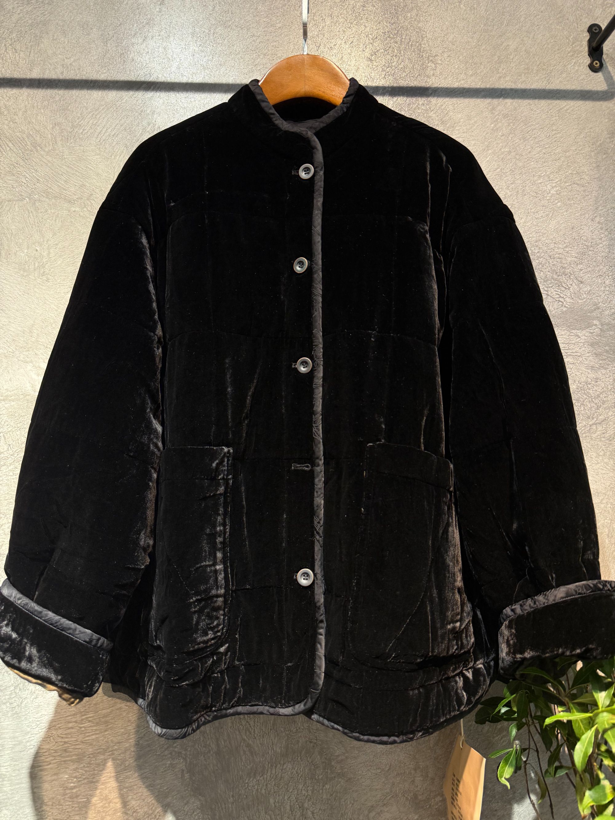 古蘭木3932冬款蚕丝立领棉服