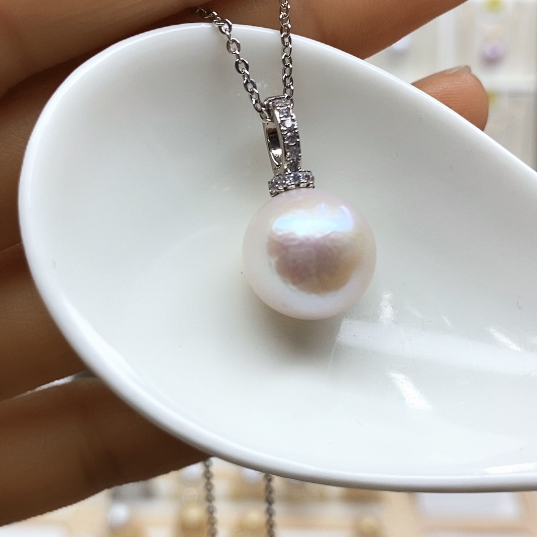 淡水珍珠颈饰合金