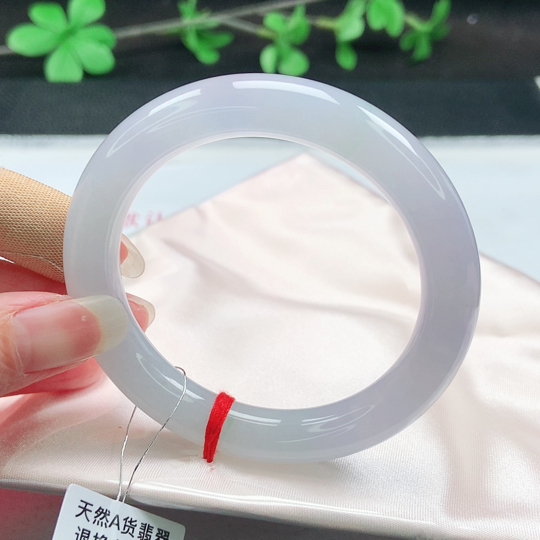 未镶嵌手镯翡翠53圆条