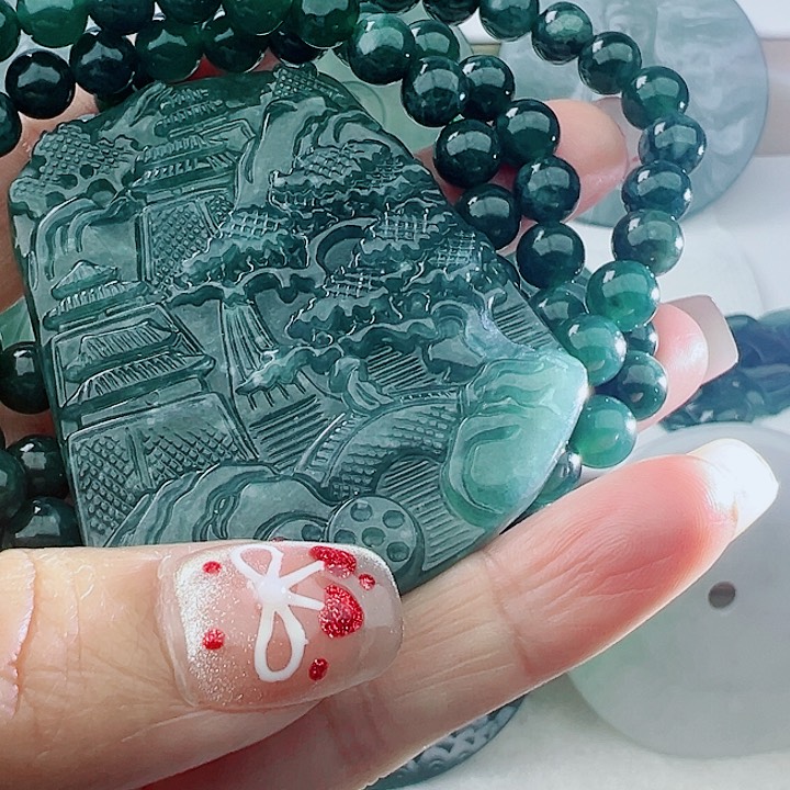 翡翠吊坠(不含链)未镶嵌娟****房