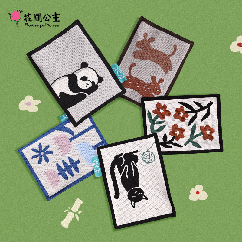 【微瑕】花间公主原创自然风飞织手机包创意印花可爱文艺斜挎包出游