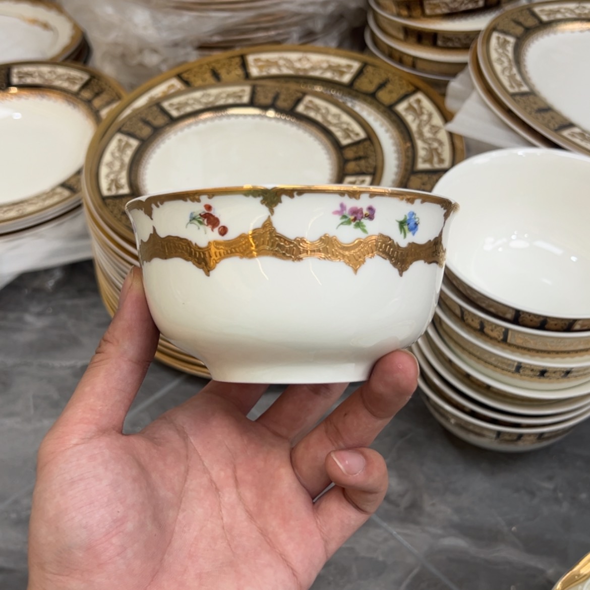 【闪购商品】瓷片4.75寸米饭碗六个一单福利价