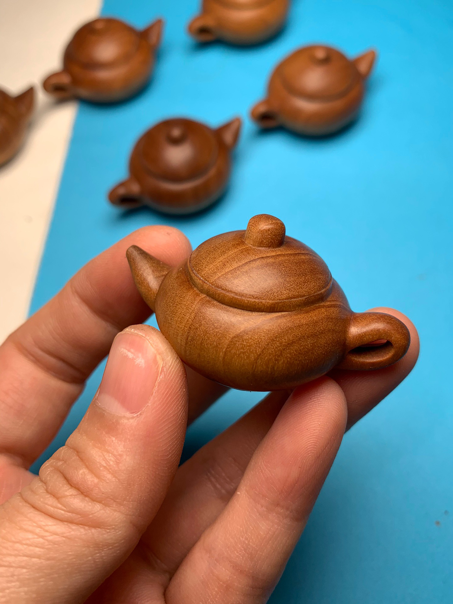 把把壶印度迈索尔老山檀香横纹黑肉百年老料高货