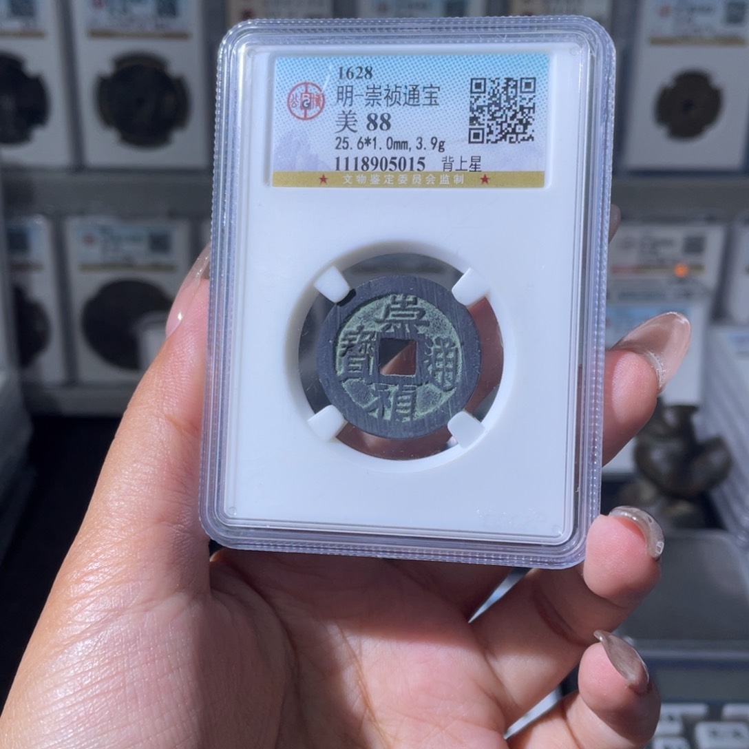 铜夏夏，崇祯背星，评级码5015