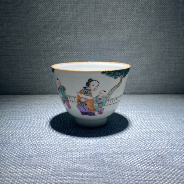 粉彩茶杯主人杯茶碗
