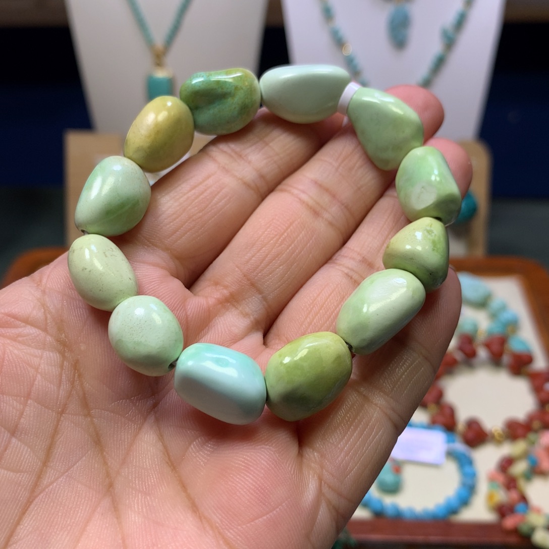 绿松石未镶嵌单圈