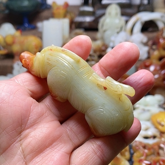 和田玉把件未镶嵌