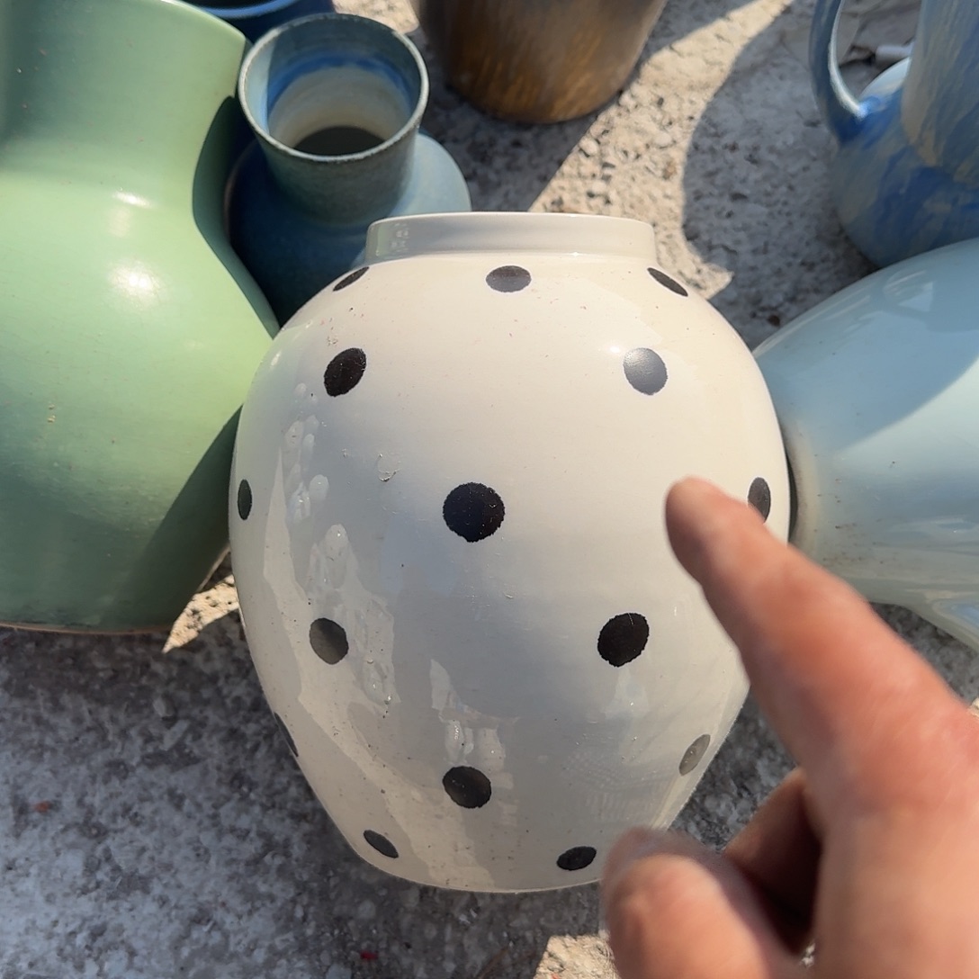 陶瓷微瑕景德镇手工花器