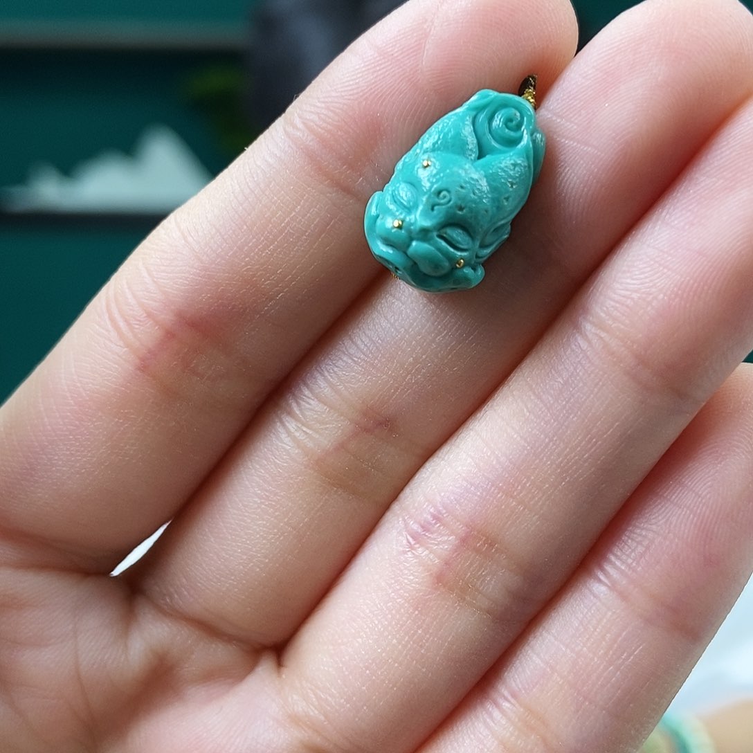 未镶嵌绿松石珠宝奇石