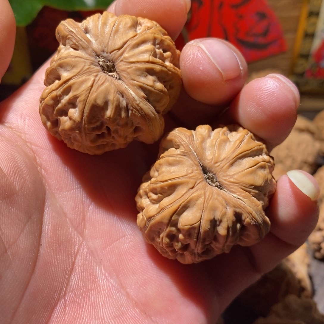 伯***虎文玩核桃吊坠元宝39