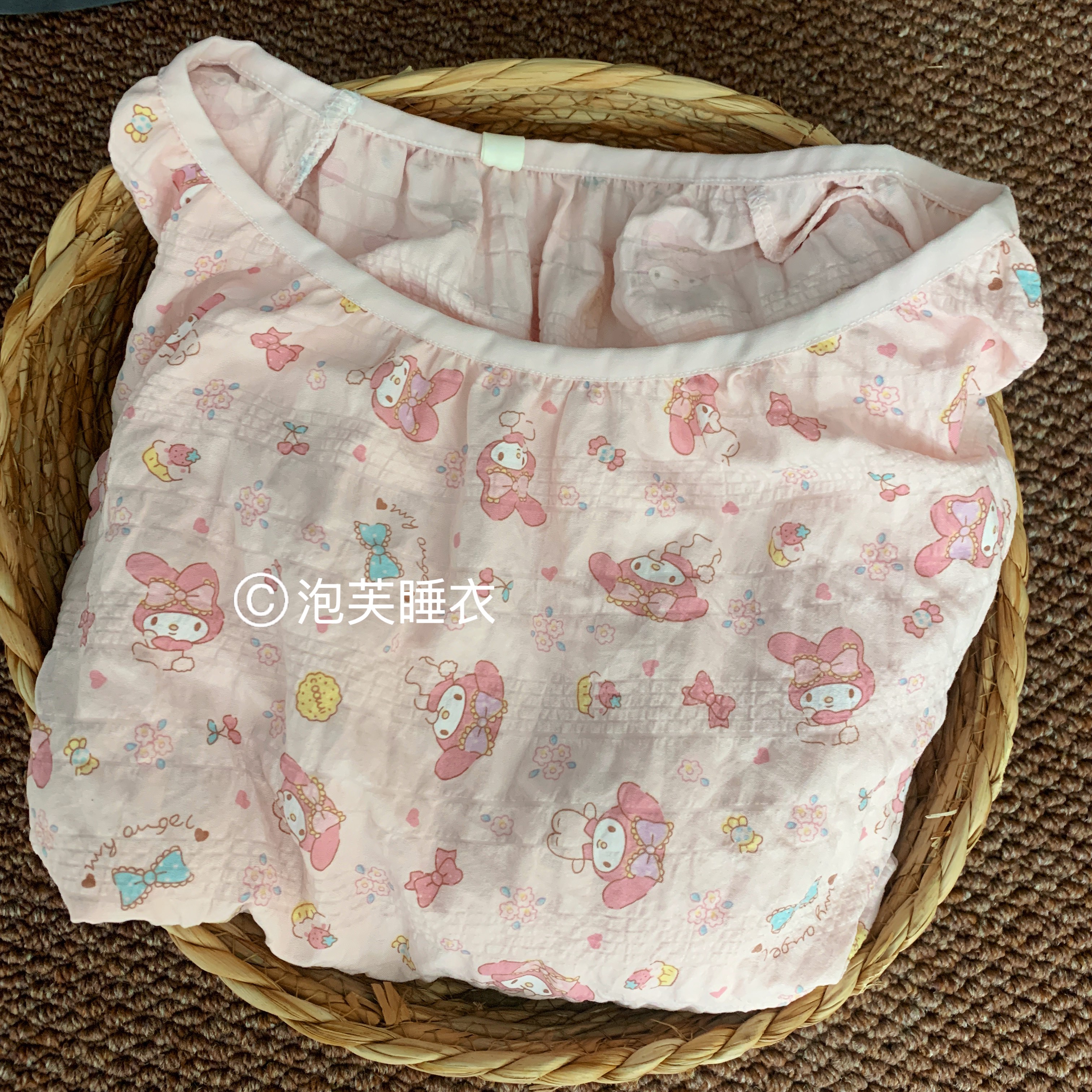(7A抗菌棉)春季长款睡裙女可爱卡通家居长裙