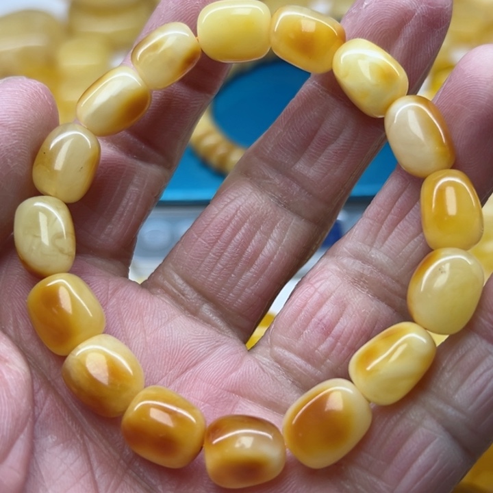 琥珀（矿物珀）手串未镶嵌