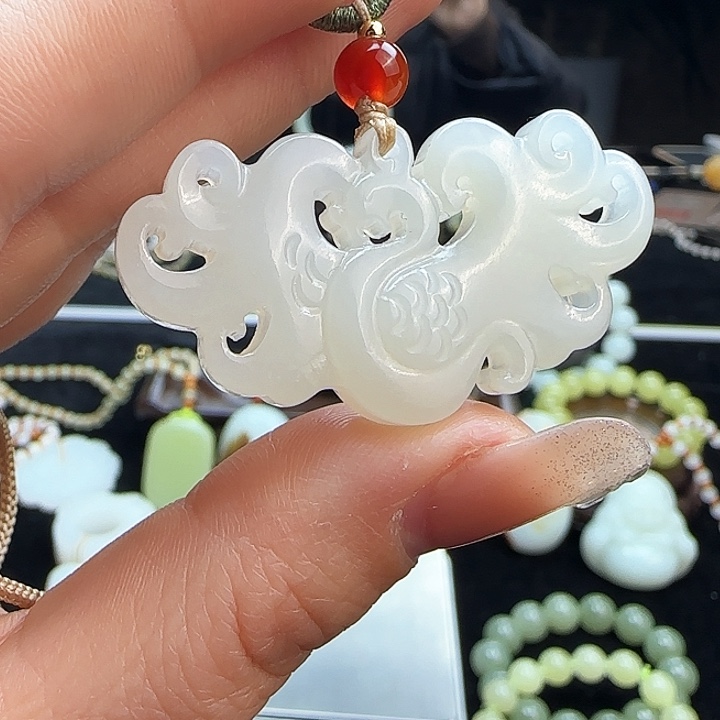 和田玉挂件未镶嵌定制发货