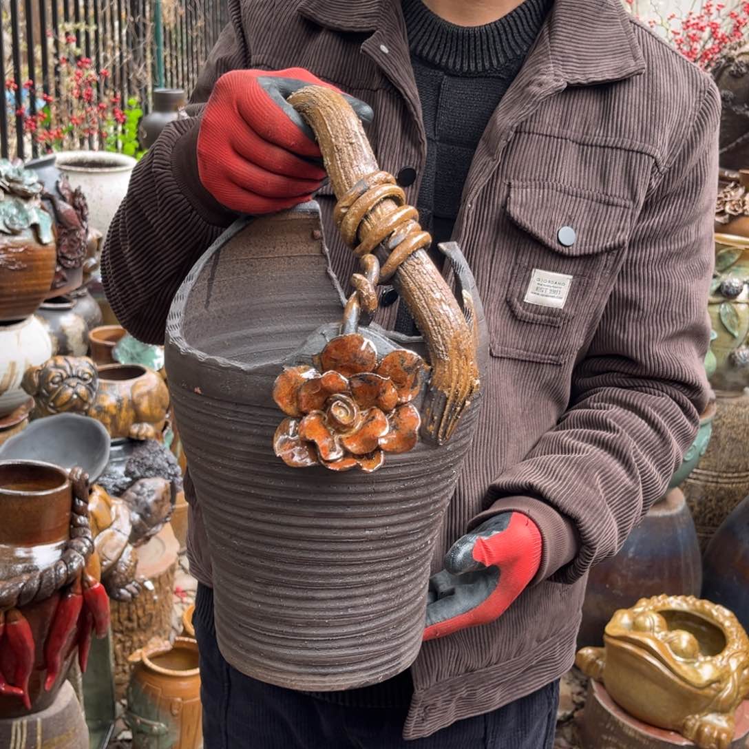 红陶高29口21有孔