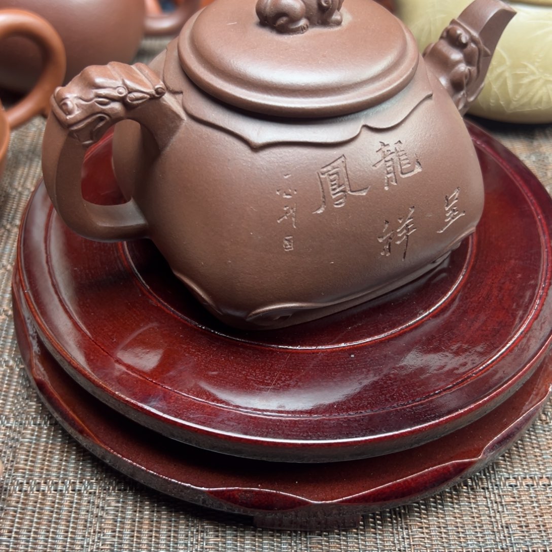 紫砂茶壶宜兴原矿紫砂壶300毫升容量