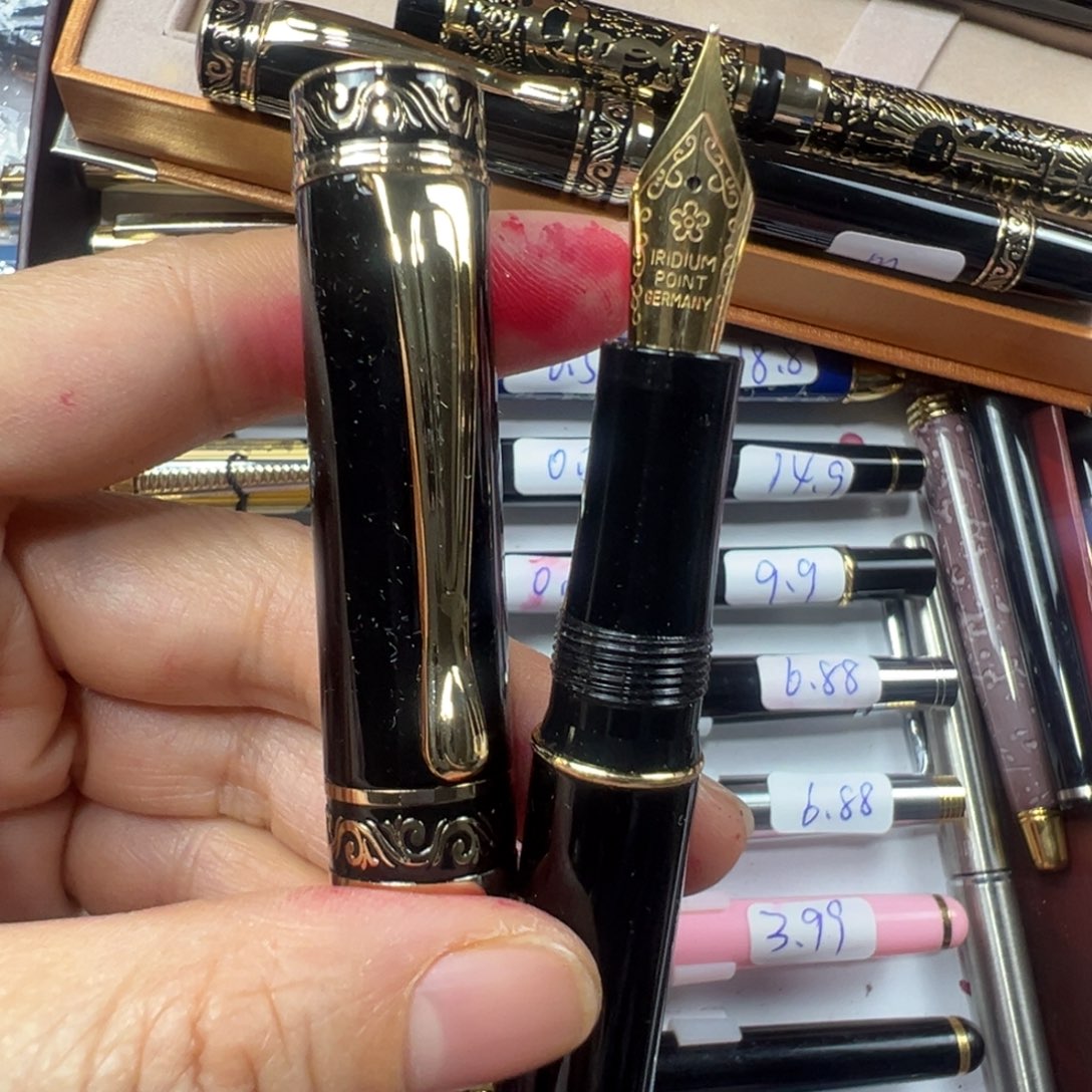 便携式富利文2085旋帽全铜35大尖f尖