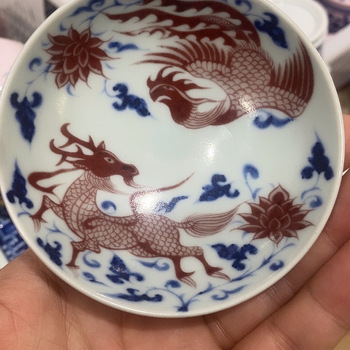 摆件陶景德镇陶瓷主人杯2344