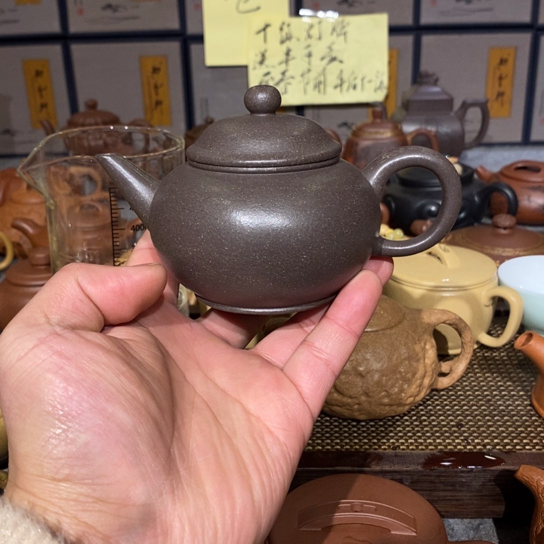 紫砂茶壶精工半手水平壶230cc