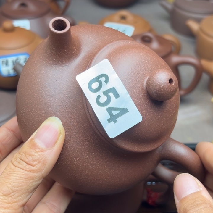 茶壶紫砂紫泥瑕疵280