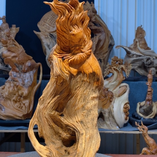 柏木（崖柏）根雕摆件