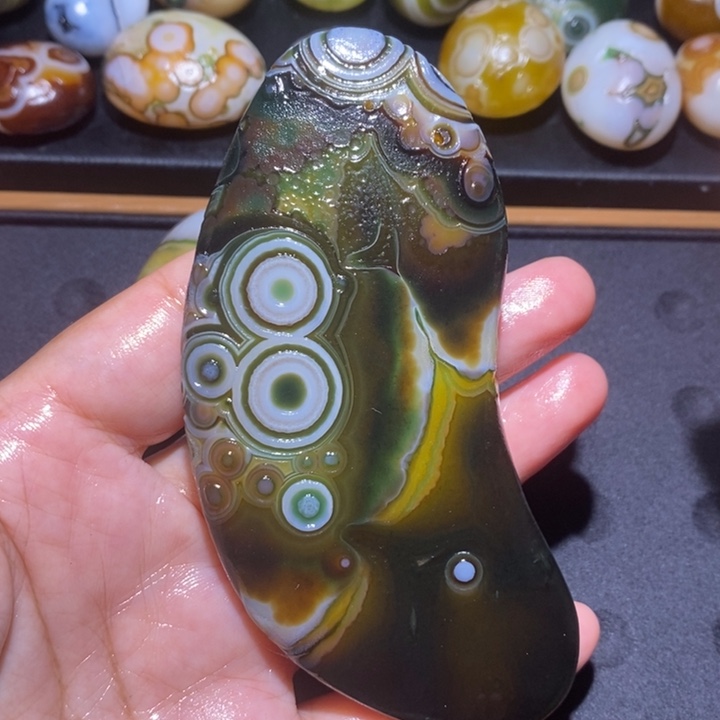 未镶嵌玛瑙/玉髓珠宝半成品208