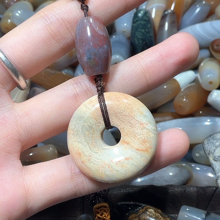 玛瑙/玉髓吊坠(不含链)未镶嵌