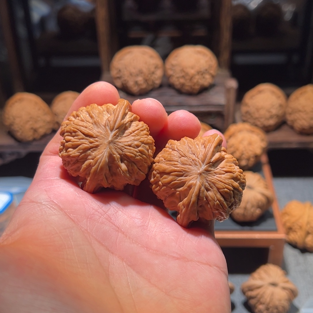 文玩核桃把件C****y41磨盘