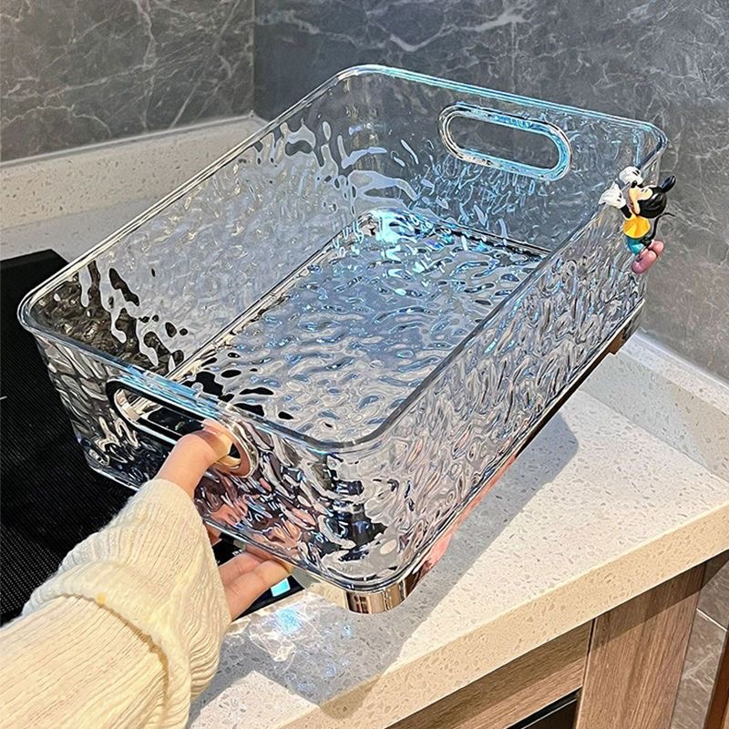 亚克力收纳盒收纳桌面透明面膜口红护肤品化妆品梳妆台零食杂物