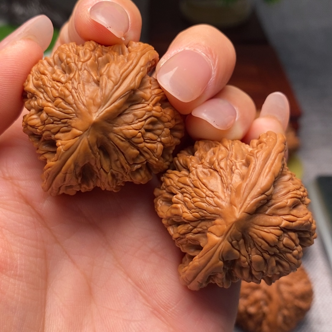 把件文玩核桃毕业精品绝配 麦穗虎头 41全品